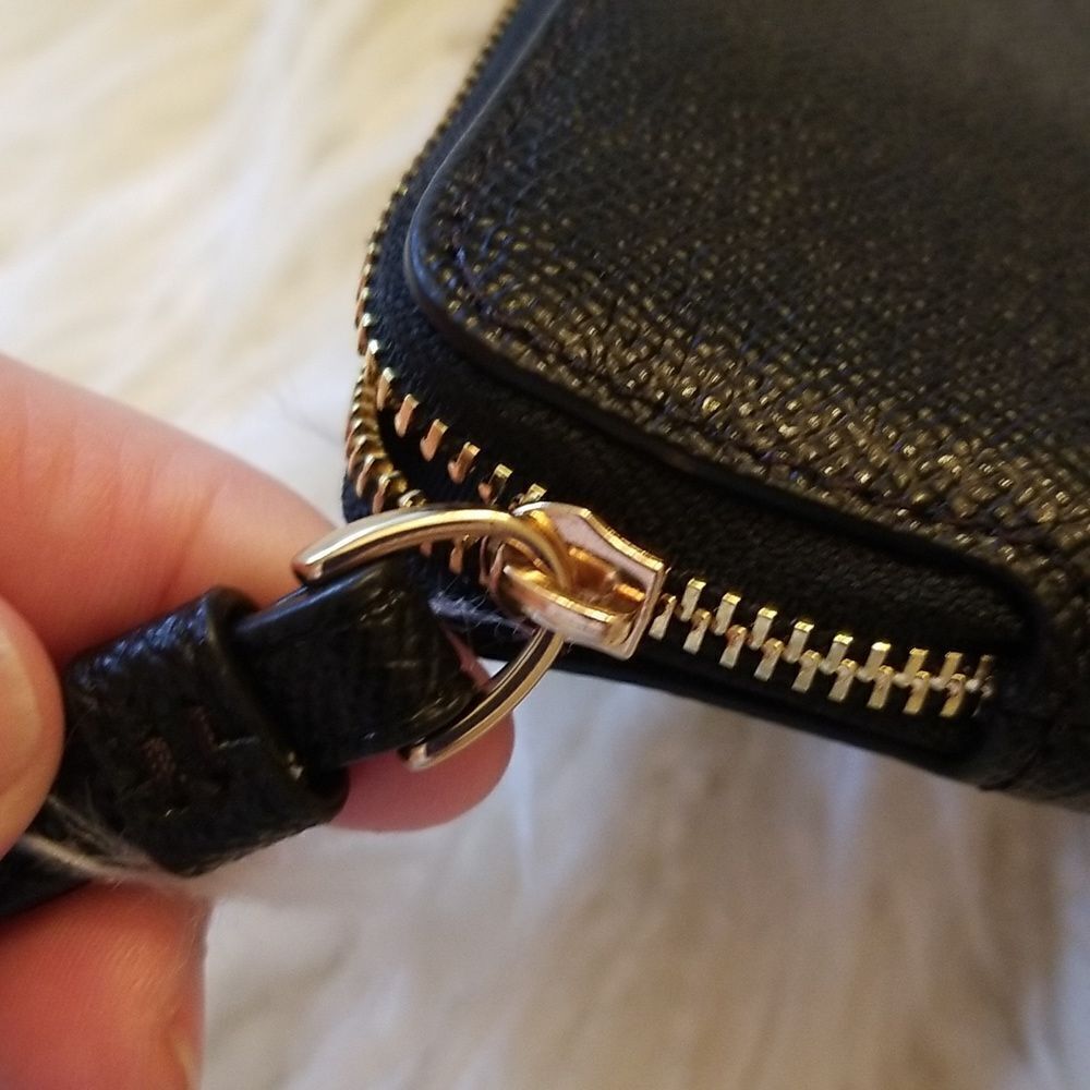 Coach black pebble leather pouch - Picture 9 of 13
